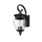 Z-Lite Davina 3 Light Outdoor Wall Light, 9in. W x 21.5in. H, Black 5016M-BK - alternate 2